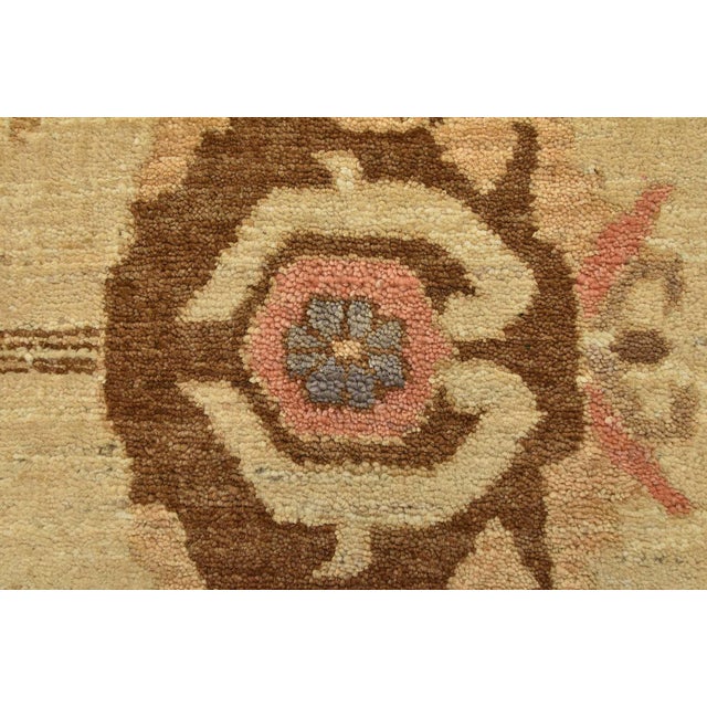Textile Ziegler Rug 8'11'' X 12'1'' Beige Wool Traditional Hand-Knotted Oriental Carpet For Sale - Image 7 of 12