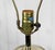 White Vintage Chinese Chinoiserie Deer Motif Porcelain Table Lamp For Sale - Image 8 of 9