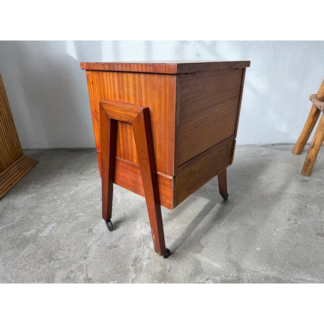 Small Vintage Bedside Table, 1960s For Sale - Image 13 of 18