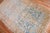 Textile Early 20th Century Zabihi Collection Sky Blue Peach Persian Sarouk Accent Rug - 4'3" x 6'7" For Sale - Image 7 of 10