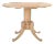 Drop Leaf Dining Table in Rustic Natural For Sale