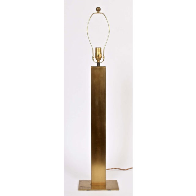 1970s George Kovacs Brass "Skyscraper" Lamp For Sale - Image 6 of 12