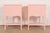 John Widdicomb French Provincial Louis XV Pink Lacquered Nightstands, Newly Refinished For Sale - Image 14 of 15