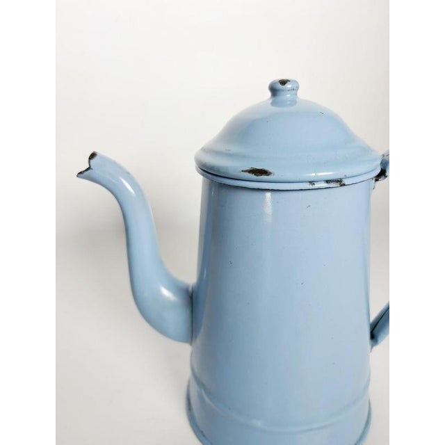 Gold Enameled Iron Coffee Pot, France, 1960s For Sale - Image 8 of 12