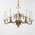 Antique French Empire Style Ebonized Bronze 12 Light Chandelier C1930 For Sale - Image 12 of 18