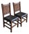 Set of 2 - Mission Spindle Dining Side Chair #240 - Walnut For Sale