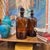 Apothecary Jars in Amber Glass, Spain, 1940s, Set of 2 For Sale - Image 3 of 18