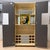 Limited-edition designer bar cabinet “andy warhol, gold marilyn monroe – 1962” by hb collection, germany, 1997. designed...
