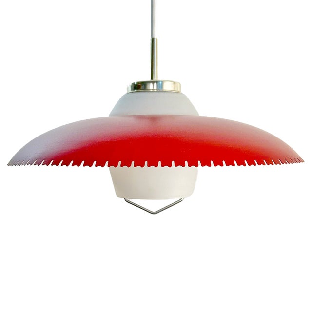 Mid-Century Modern Pendant Lamp by Bent Karlby for Ask/Schrøder, 1960s For Sale