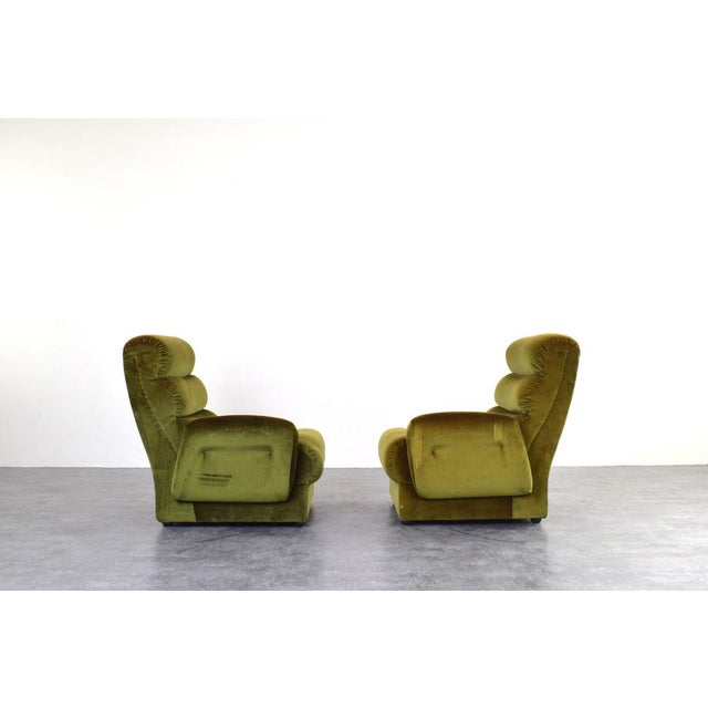 Textile Mid-Century Modern German Modular Sofa, 1970s, Set of 2 For Sale - Image 7 of 12