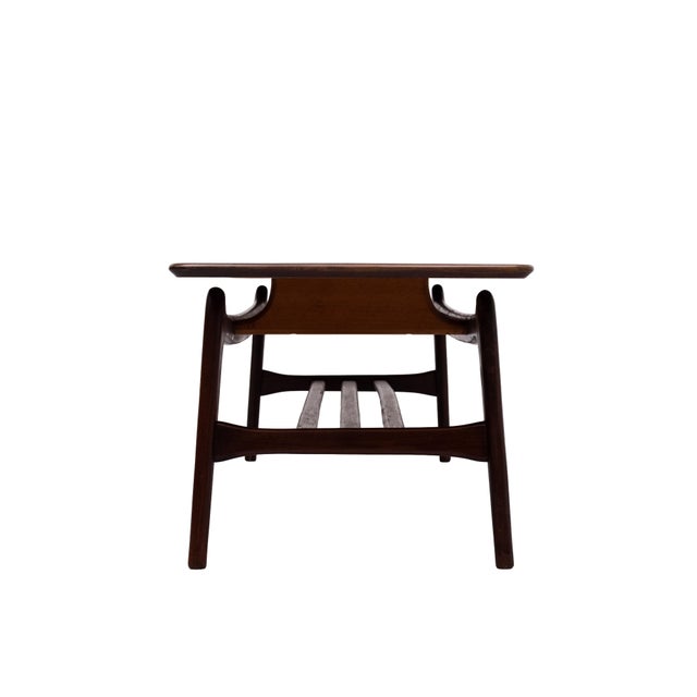 Mid-Century Modern Dutch Floating Top Coffee Table by Louis Van Teeffelen for Wébé, 1960 For Sale - Image 3 of 11
