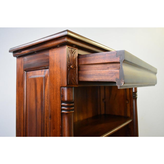 Victorian Legacy Open Bookcase - Brown Walnut For Sale - Image 3 of 10