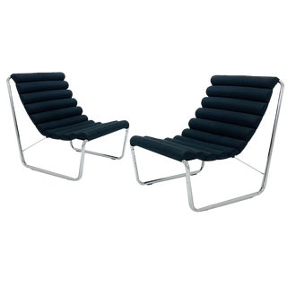 Vintage Bauhaus Boudins Lounge Chair by Michel Boyer, France, 1970s For Sale
