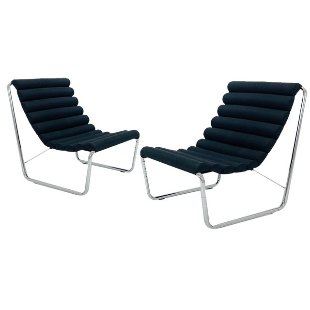 Vintage Bauhaus Boudins Lounge Chair by Michel Boyer, France, 1970s For Sale