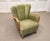 Vintage Danish Lounge Chair in Green Velvet, 1950s For Sale - Image 10 of 11
