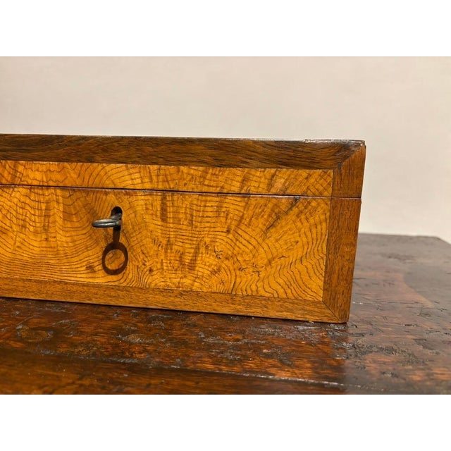 19th Century Regency Elm Wood And Rosewood Box For Sale In New York - Image 6 of 12