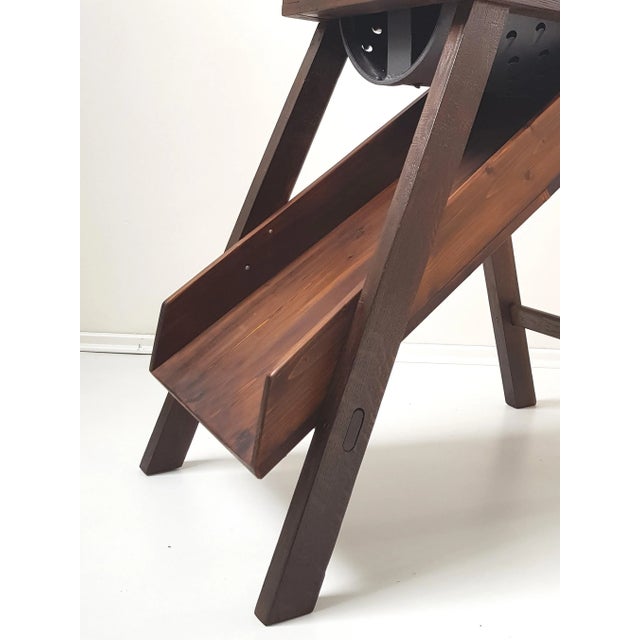 Wood Antique Beetroot Shredder Stand, 1910s For Sale - Image 7 of 10