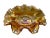 Peach 1910s Opalescent Brooklyn Bridge Bowl With Ruffled Edges by Dugan For Sale - Image 8 of 8
