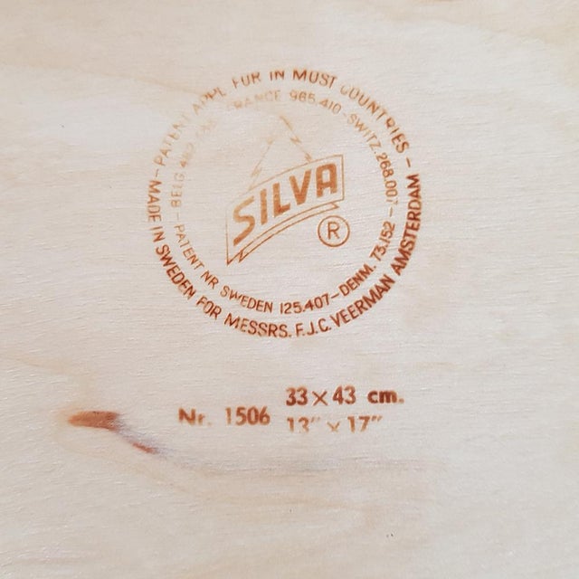 Scandinavian Tray from Silva, 1960s For Sale - Image 4 of 5
