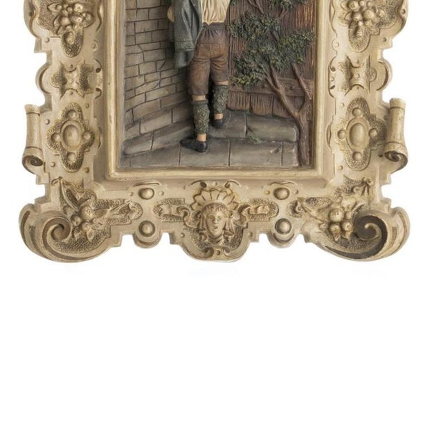 Porcelain Wall Plates, Set of 2 For Sale - Image 5 of 6