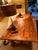 Late 20th Century Ralph Lauren Home Danby Pine Country Farmhouse Trestle Dining Table For Sale - Image 5 of 12