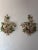 Maison Baguès Style 3 Lights Green Crystal Flowers Tole Bow Sconces, Circa 1940 For Sale - Image 4 of 13