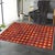 Abstract Modern Balochi Red/Blue Wool Rug - 3'3''x5'0'' For Sale - Image 3 of 11