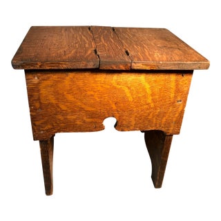 1920s Antique Shoe Shine Stool For Sale