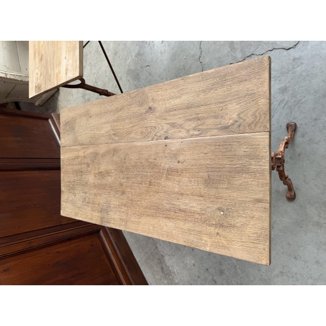 Wood Early 20th Century Bistro Tables, Set of 2 For Sale - Image 7 of 12