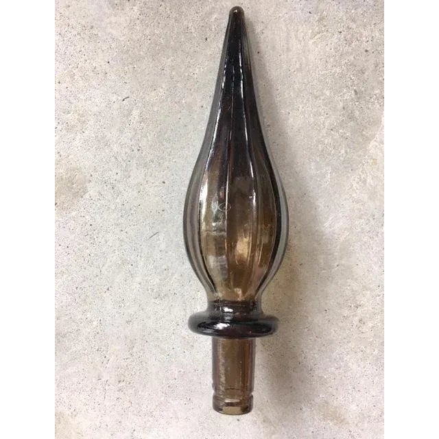 Mid-Century Vintage Italian Impoli Bottle With Stopper For Sale In Louisville - Image 6 of 8