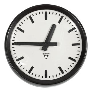 Pragotron PJ 27 Clock, 1970s For Sale