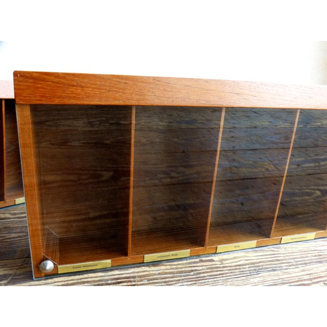 Mid-Century Modern Storage Shelves in Teak, 1960s, Set of 2 For Sale - Image 13 of 14