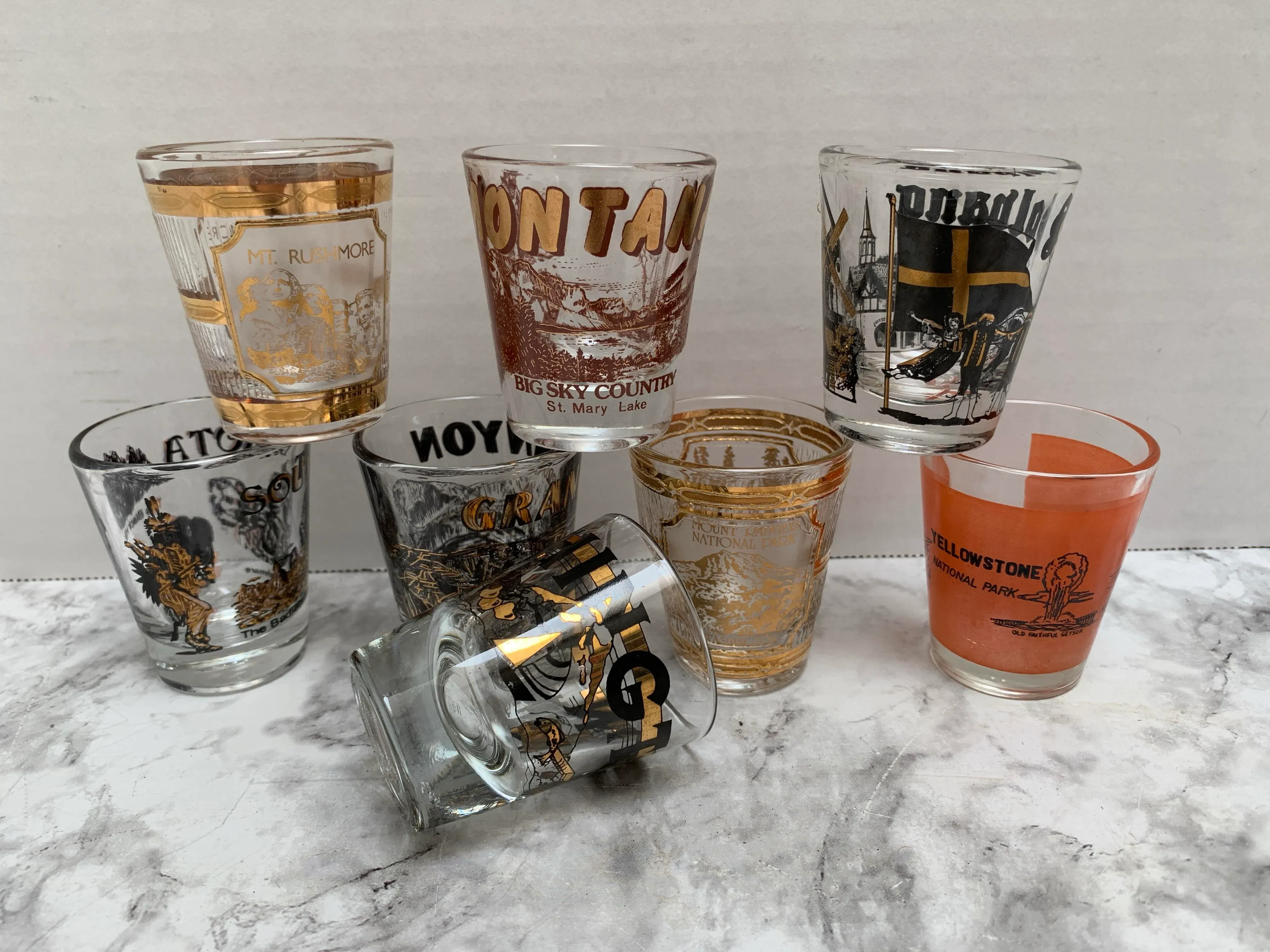 Vintage Souvenir Collection of Western Americana State Shot  display picture 1