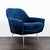 Add style and comfort to your space with this West Elm lounge chair. It features soft blue velvet upholstery and sturdy...
