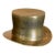 Mid 20th Century Mid-Century Modern Sculptural Brass Top Hat Wine Champagne Coaster For Sale