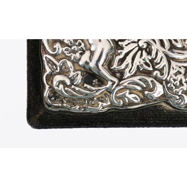 Vintage Sterling Silver Rectangular Twin Portrait Photo Frame, 1800s For Sale - Image 10 of 14