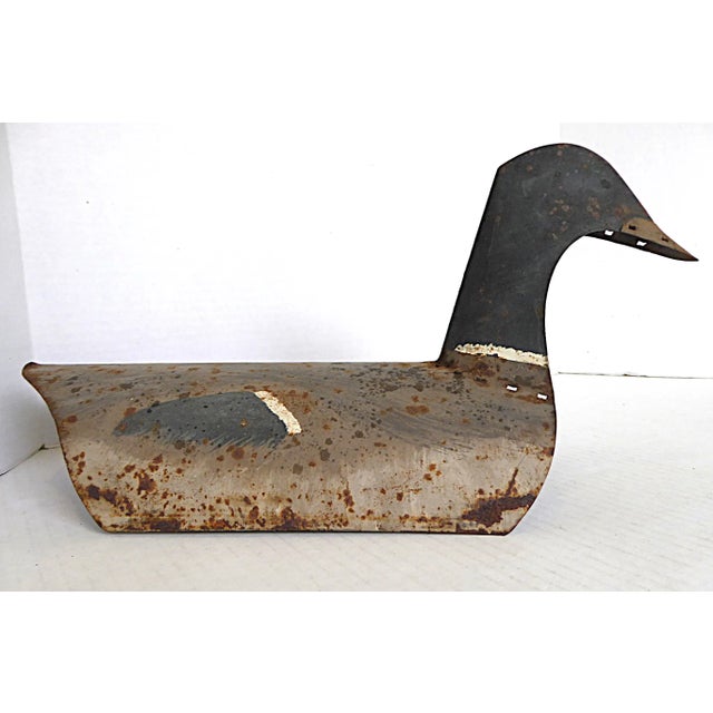 Vintage Metal Mallard Duck Decoy Late 1950s For Sale - Image 10 of 11