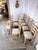 Beige Set of 10 19th Century French Provincial Bleached Oak Ladderback Dining Chairs For Sale - Image 8 of 18