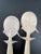 Cream Vintage African Bone Carving Akuaba Figures Ashanti Fertility Dolls - a Pair For Sale - Image 8 of 11