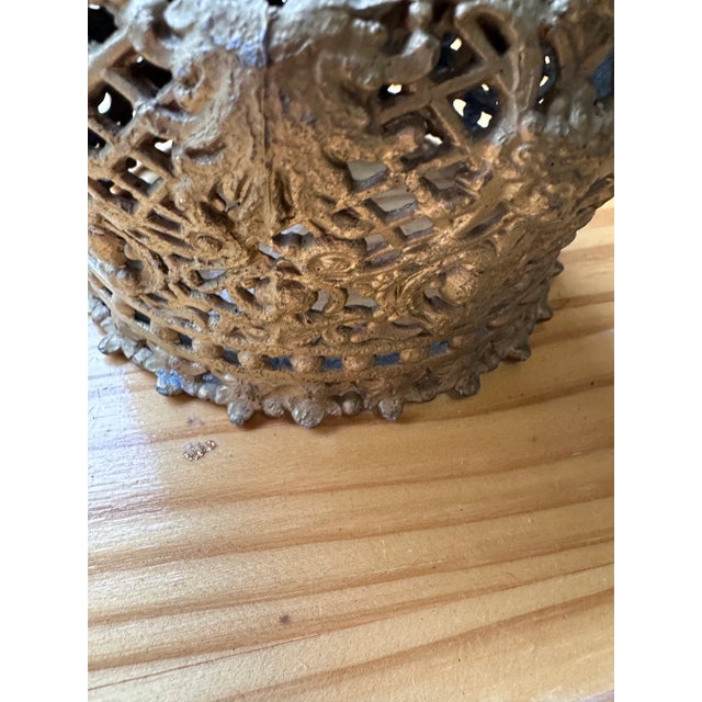 1970s 1970s Brass Queens Crown Centerpiece For Sale - Image 5 of 8