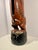 Wood Vintage Bali Tribal Figural Carved Wooden Fertility Slit Drum Red Painted 38”h For Sale - Image 7 of 10