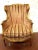 Louis XVI Style Gilded Wood Bergère with Cushion, 20th Century For Sale - Image 5 of 14
