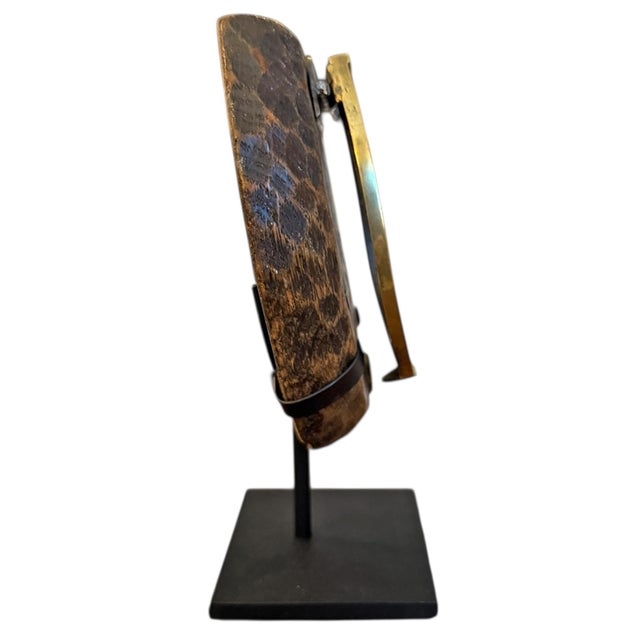 Early 20th Century English Brass Horseshoe Clip on Custom Mount For Sale - Image 4 of 11