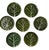 This is a set of seven Olfaire faianças cabbage leaf dinner plates. These are beautifully hand crafted in Portugal. They...