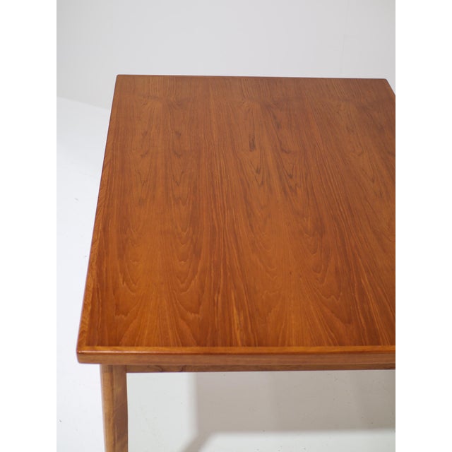Vintage Danish Extendable Dining Table in Teak, 1960s For Sale - Image 11 of 16
