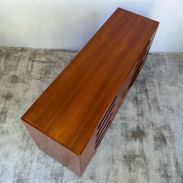 Teak Fresco Double Chest of Drawers by Victor Wilkins for G-Plan, 1960s For Sale - Image 10 of 11