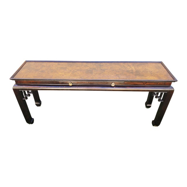 Ethan Allen Hollywood Regency Chinoiserie Burl Wood ... (640 x 640 Pixel)