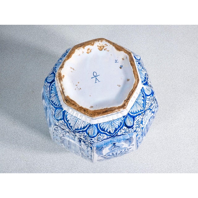 Blue Lidded Vases, Delft, 1800, Set of x For Sale - Image 8 of 18