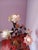 Vintage Floor Lamp with Murano Glass Roses, Italy, 1960s For Sale - Image 16 of 18
