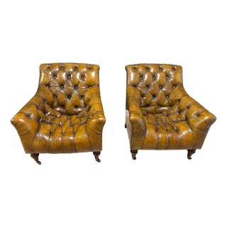 Vintage Club Chairs, 2000s, Set of 2 For Sale